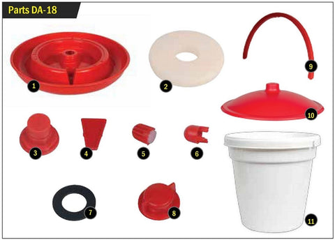 Spares #10 Replacement Lid for 18L Drinker