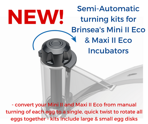 Brinsea Mini Eco Incubator + Semi Automatic Turning Kit Combo
