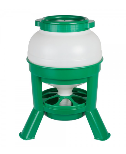 Hopper Feeder 20L Plastic Green