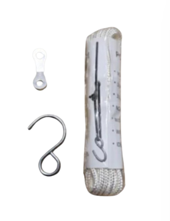 Rope with Adjuster and Hook Hanging Drinkers and feeders