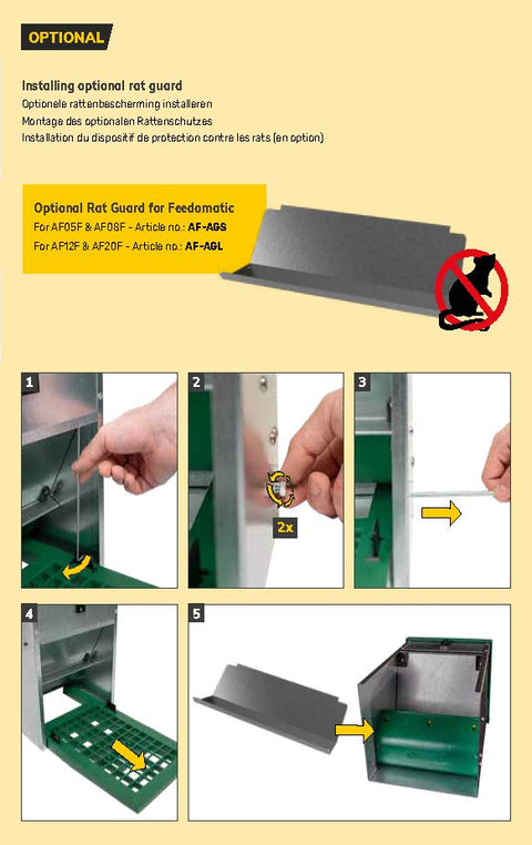 Rat Guard Feed-o-Matic 5kg & 8kg