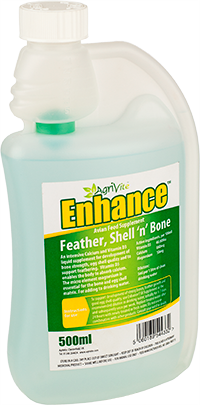 Agrivite Enhance 500ml Feather, Shell 'n' Bone Supplement