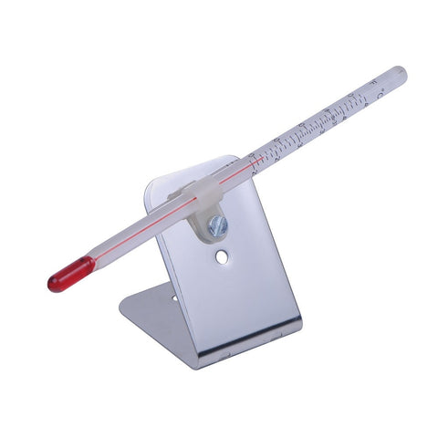Incubation Thermometer Liquid in Glass Red with Free Standing Foot