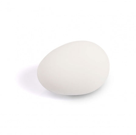 Solid Rubber Dummy Nest Egg - White