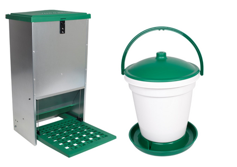 Feed-o-Matic 20kg Feeder + Drink-o-Matic 18L Drinker Combo