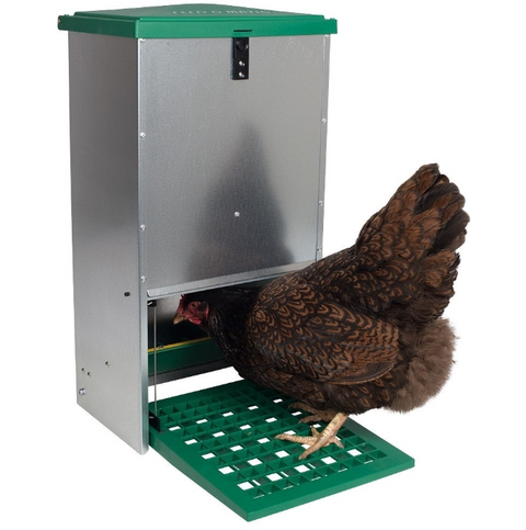 Feed-o-Matic 12kg Feeder + Bucket Drinker 18L with Legs Combo