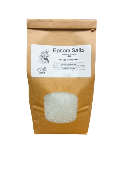 Epsom Salts 1.5kg - For Egg Bound Hens