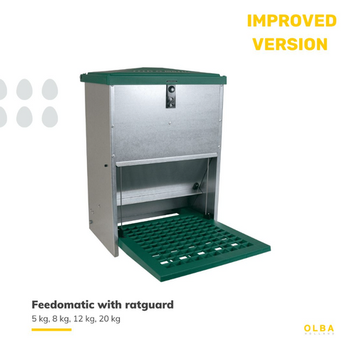 Feed-o-Matic 12kg Feeder  + 18 L Bucket Drinker Combo