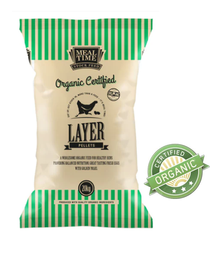 Meal Time "Organic Certified" Layer Pellets 20kg