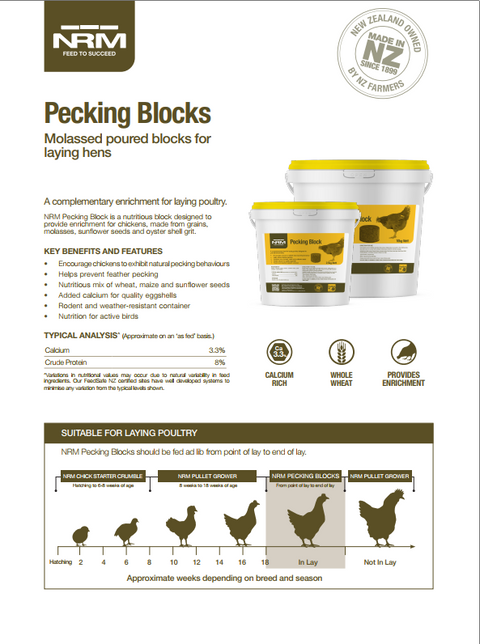 NRM Pecking Block 2.5kg