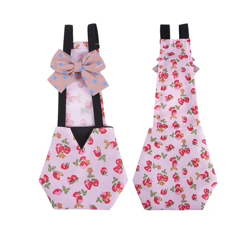 Chicken Diaper Pink strawberry