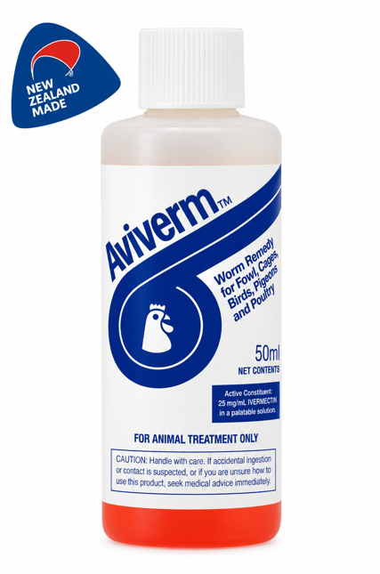 Aviverm Poultry/Bird Wormer 50ml