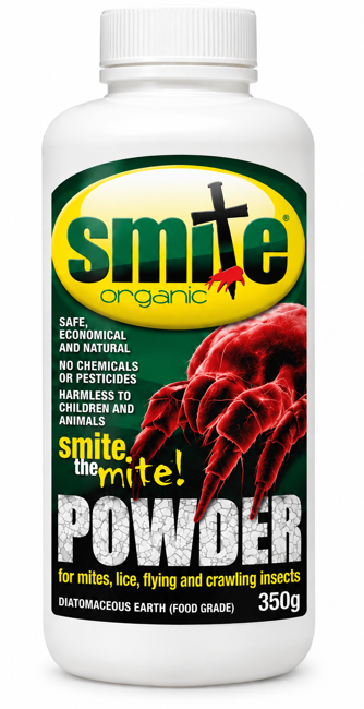 Smite Organic DE Powder 350g Puffer Pack