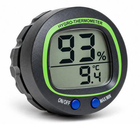 Button Digital Hygrometer / Thermometer
