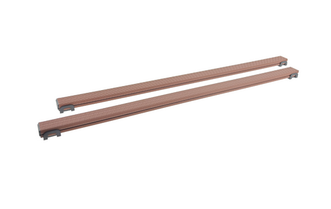 Poultry perch brown 100 cm – set of 2