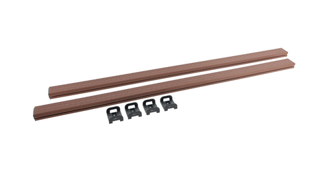 Poultry perch brown 100 cm – set of 2