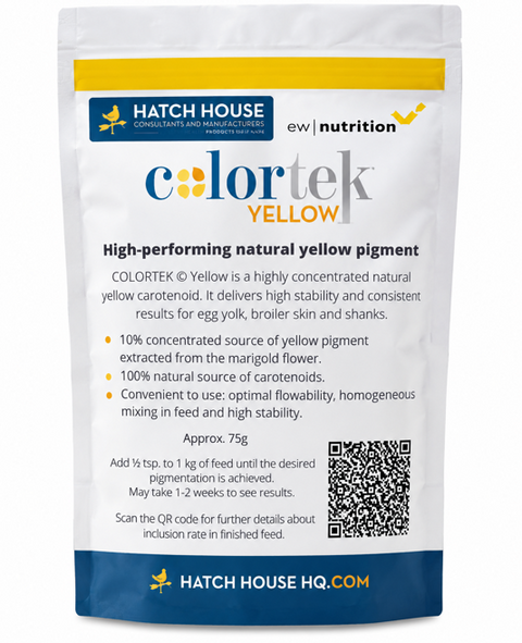 Colortek Yellow - Natural high performing yellow pigments for egg yolks