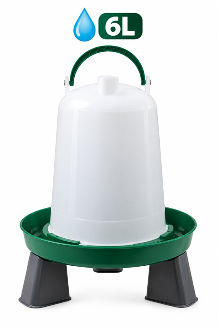 Drink-o-Matic 6L Poultry Drinker with Legs