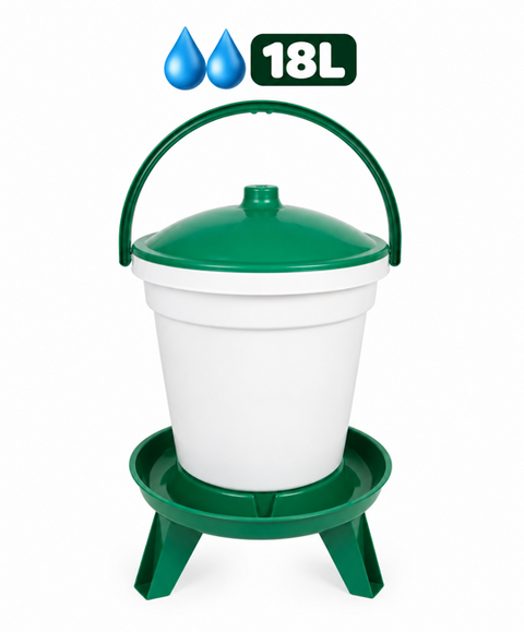 Drink-o-Matic 18L Poultry Bucket Drinker with Legs