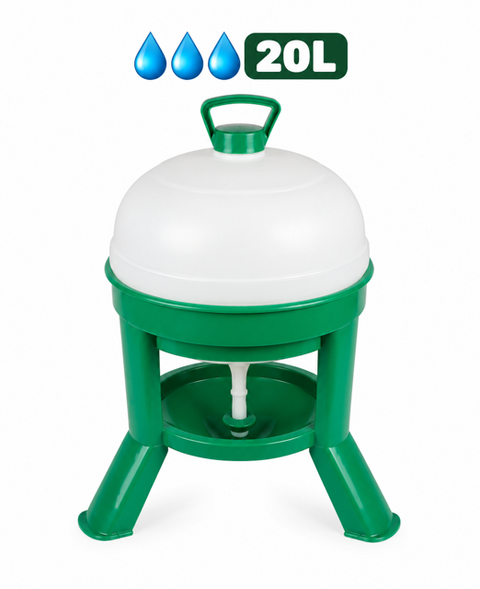 Siphon Drinker 20L Plastic Green