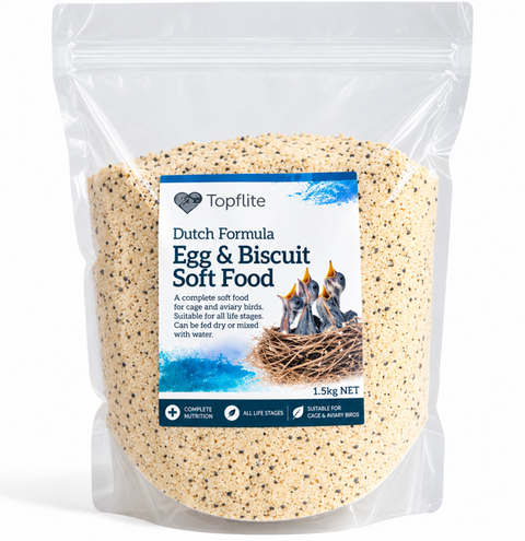 Topflite Egg & Biscuit (Dutch Formula) Rearing Softfood 1.5kg
