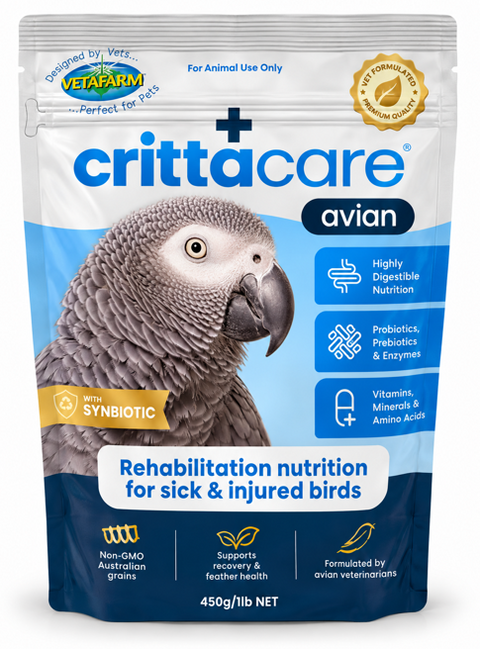 Vetafarm Critta Care Avian 450gm (For Sick/ Injured Birds)