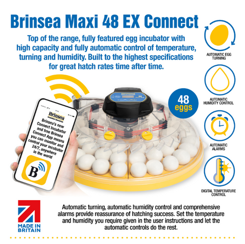 Brinsea  NEW Maxi 48 EX Connect Incubator