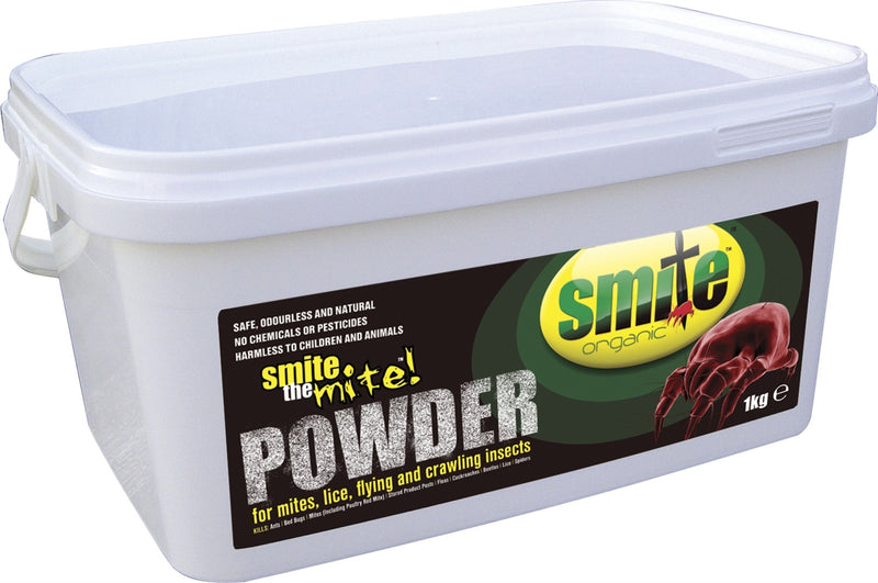 Smite Organic  DE Powder 1kg Handy Tub