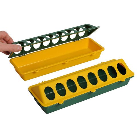 Chick Feeder Trough 300mm 16 Hole