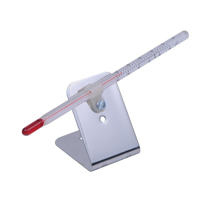 Incubation Thermometer Liquid in Glass Red with Free Standing Foot